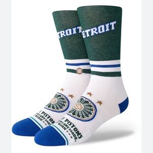 NWT Stance NBA Detroit Pistons 2023 Socks
